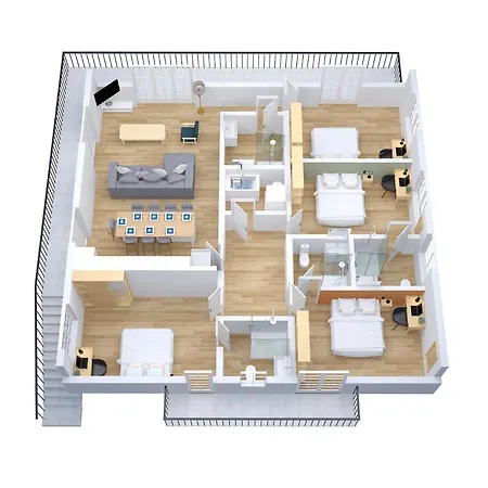 Appartamento Le Noyer - 11 Couchages - Moderne - Parking